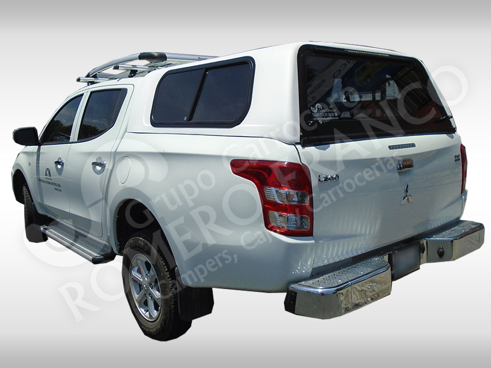 CAMPER PARA MITSUBISHI L200 DOBLE CABINA CON VENTANAS