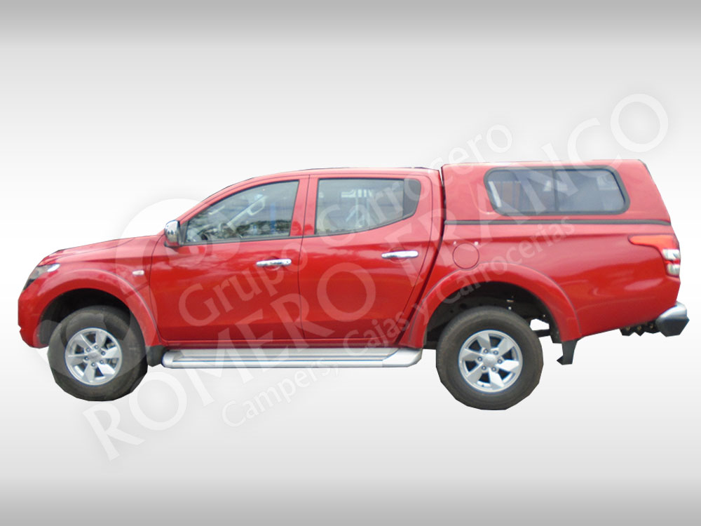 CAMPER PARA MITSUBISHI L200 DOBLE CABINA CON VENTANAS