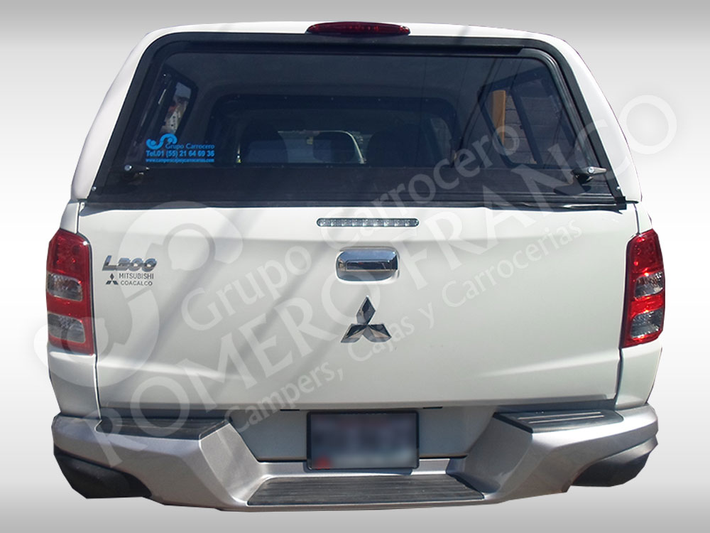 CAMPER PARA MITSUBISHI L200 DOBLE CABINA CERRADO PUERTA DE CRISTAL