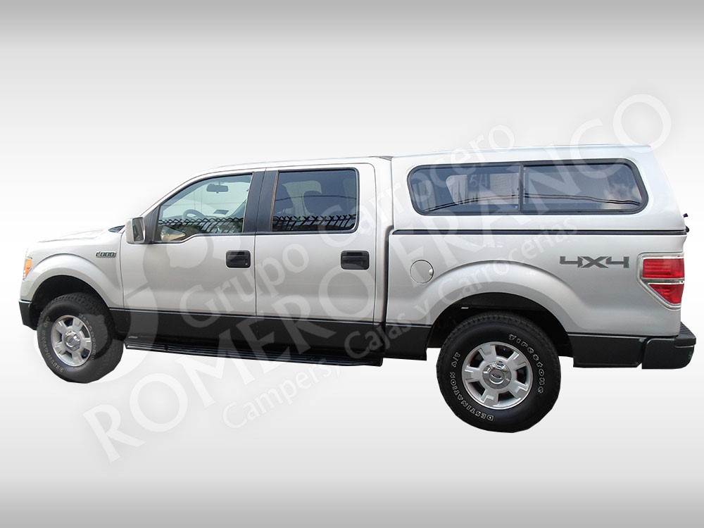 7-CAMPER RAZ CABINA CON VENTANAS Y PUERTA DE CRISTAL TEMPLADO FORD LOBO DC